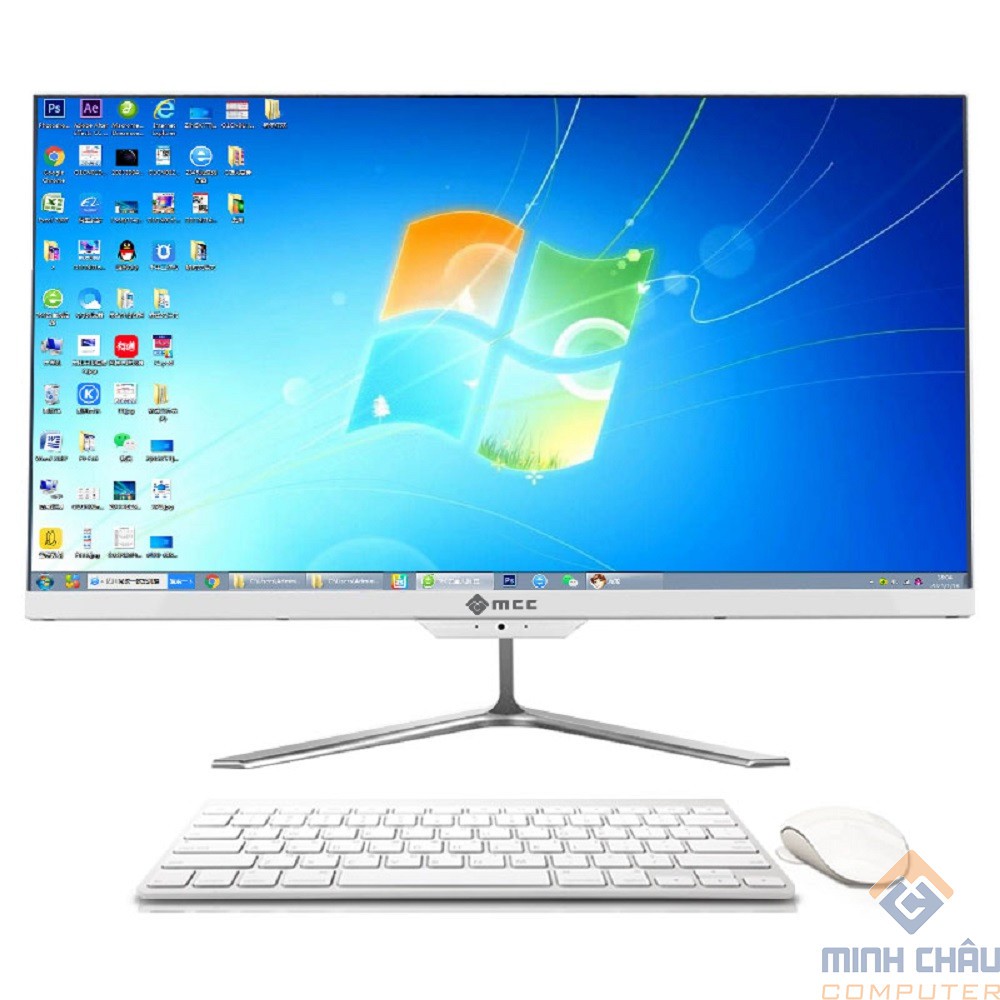 Bộ PC All In One MCC 2041P4 Home Office Computer CPU G2020/ Ram4G/ SSD120Gb/ DVDRW/ Camera/ Wifi/ IPS 24 inch