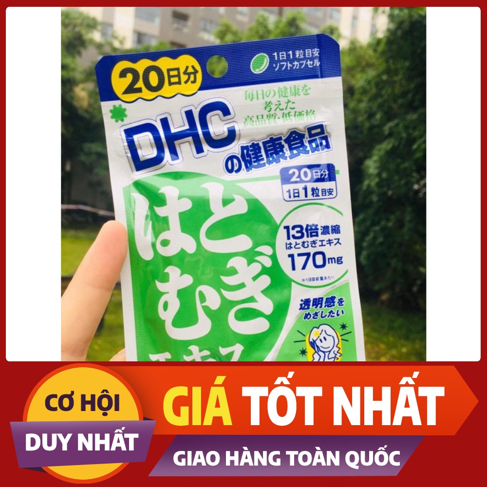 Viên uống Trắng Da DHC Nhật Bản Adlay Extract ( gói 20 ngày)