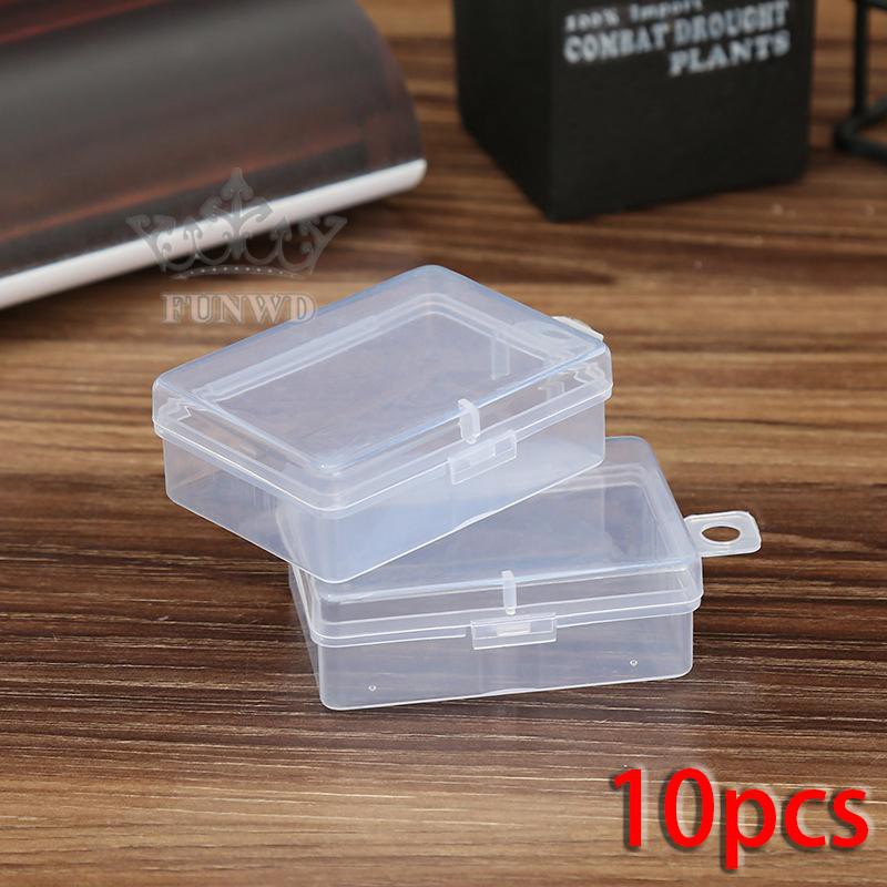 Bộ 10 Hộp Nhựa Mini Đựng Trang Sức Tiện Dụng