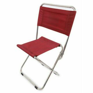 GHẾ XẾP TỰA LƯNG INOX MINI - GHẾ CÂU CÁ L03