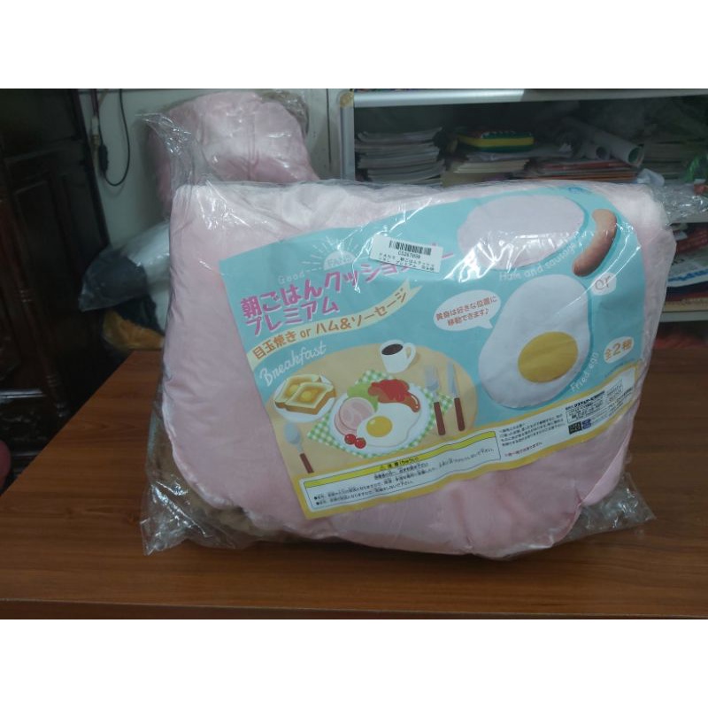 Gấu bông Nhật Bản- Fan Breakfast cushion- Ham & sausage