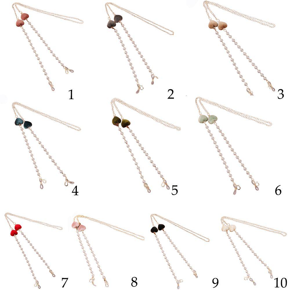 ESPO Dây Giữ Mắt Kính Hình Trái Tim Bằng Nhung Chống Thất Lạc Thời Trang Cổ Điển