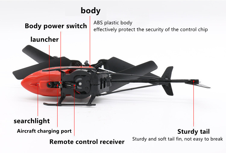 Helicopter mini fall-resistant children's small aircraft rechargeable toy remote control aircraft