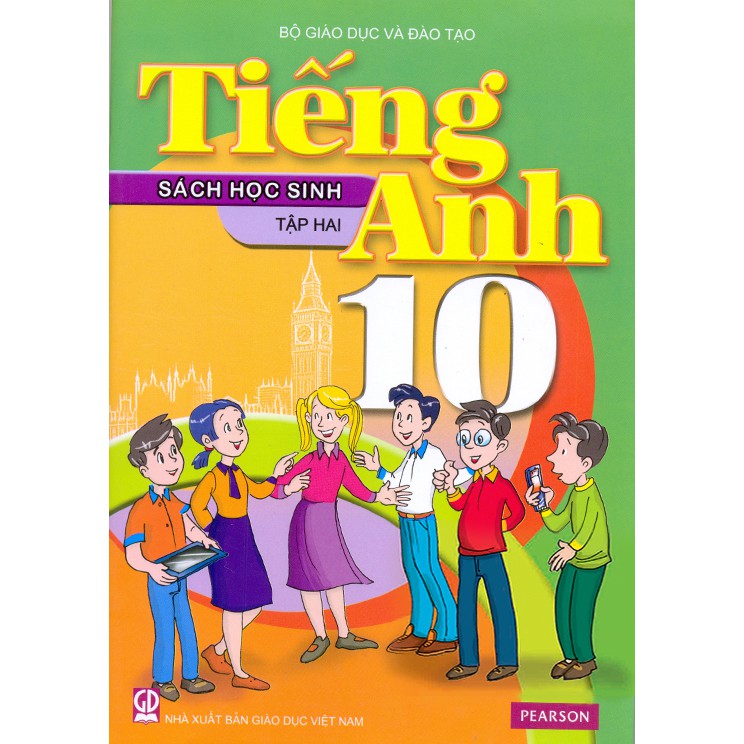 Sách - Tiếng Anh lớp 10 - trọn bộ 4 quyển (không kèm đĩa và mã học online)