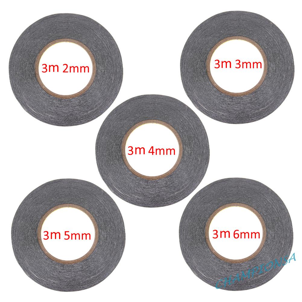Băng Keo Hai Mặt 2mm 3mm 5mm Scotch 3M Màu Đen Dán Màn Hình LCD Điện Thoại Di Động