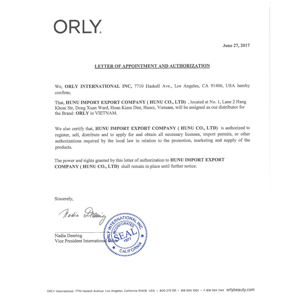 Sơn móng Orly 20090 nhập khẩu Mỹ