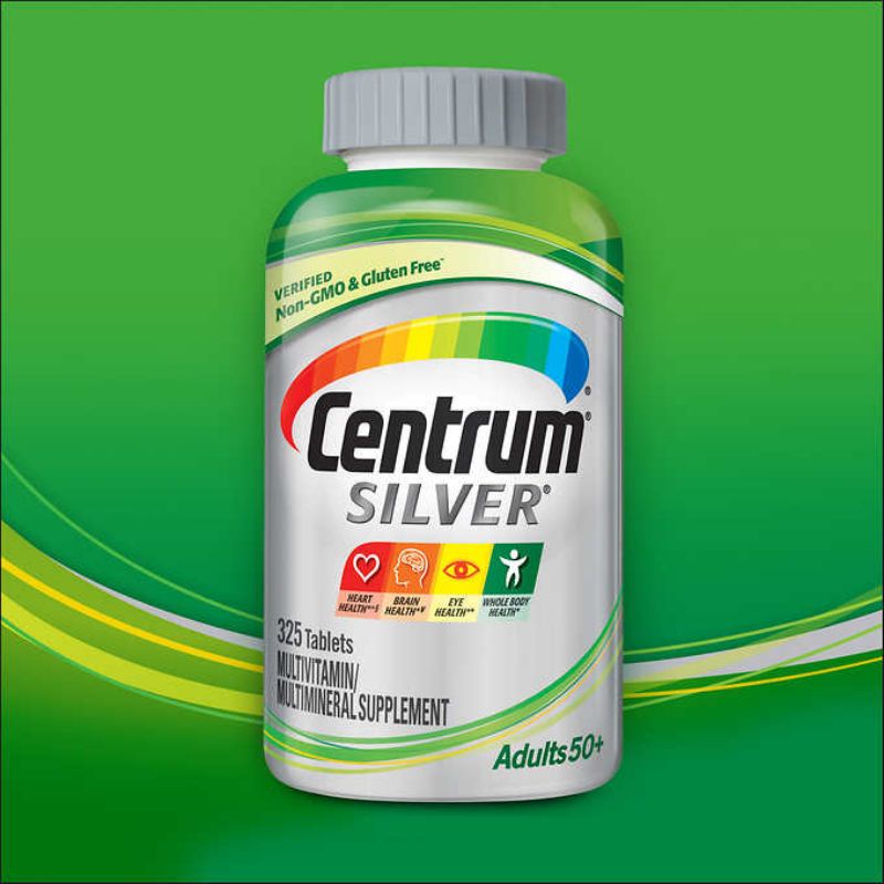 Vitamin tổng hợp Centrum Silver cho người trên 50 tuổi