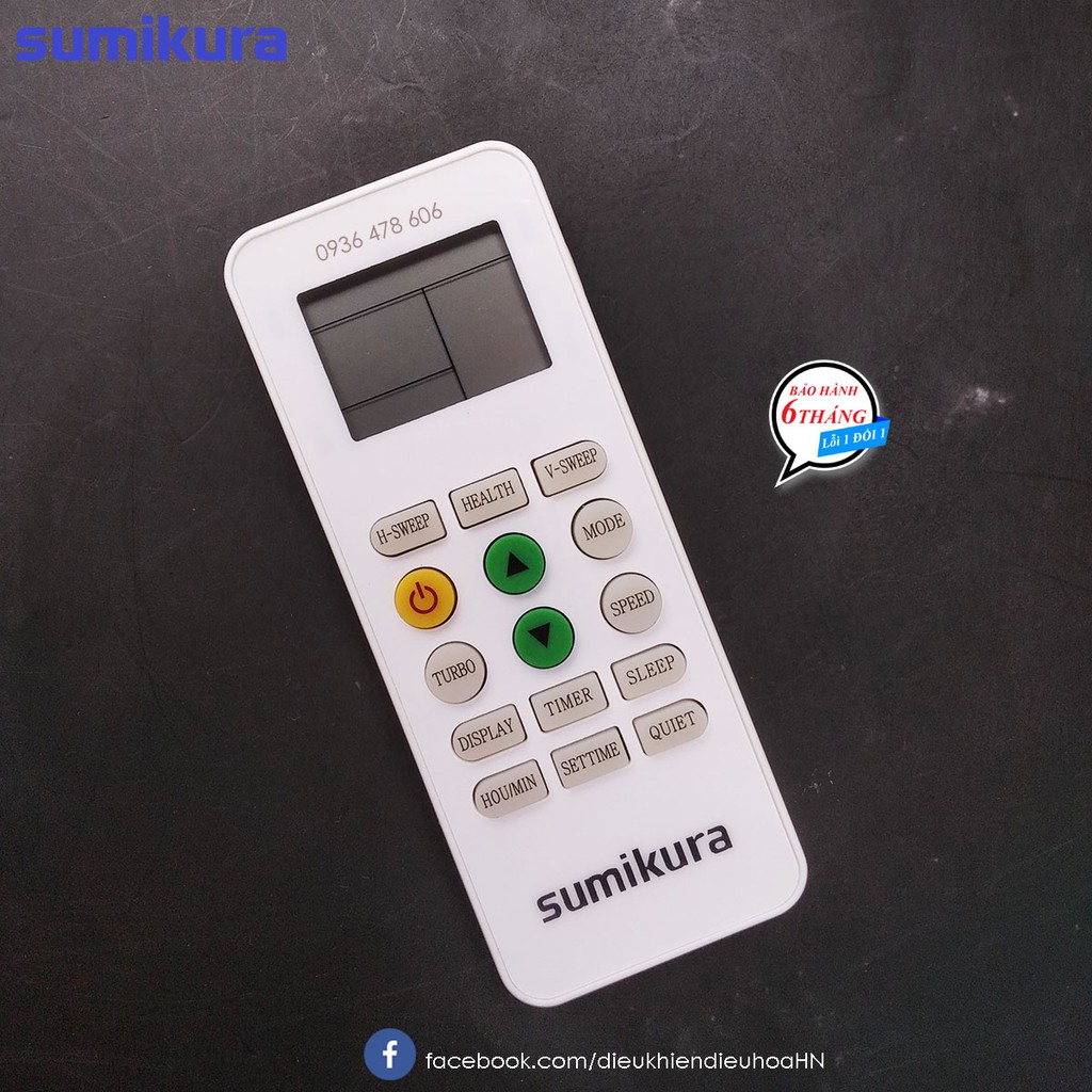Điều khiển điều hòa SK Sumikura 2 chiều