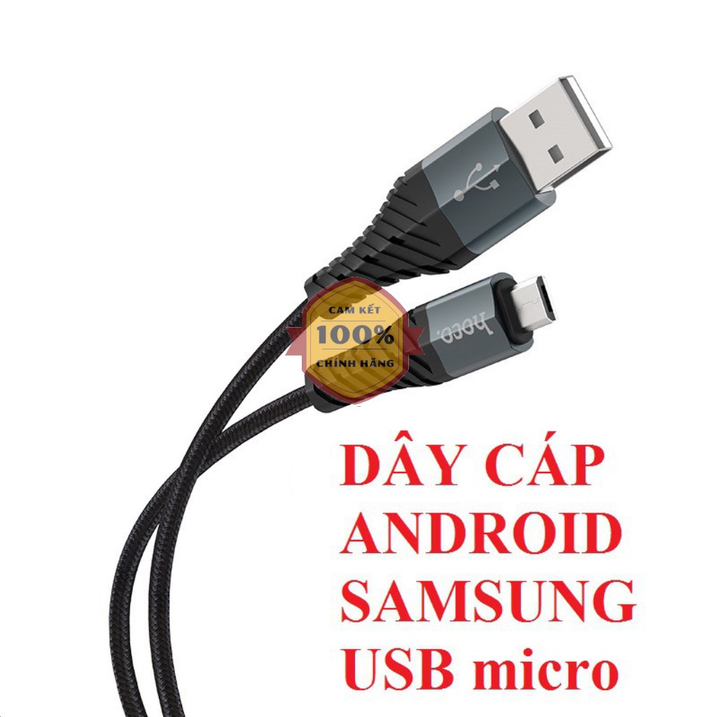 [HOT] Dây Cáp Sạc Hoco X38, Sạc Nhanh + Chống Gãy, Dây Sạc Chính Hãng Iphone Samsung - [HÀNG CHÍNH HÃNG 100%]