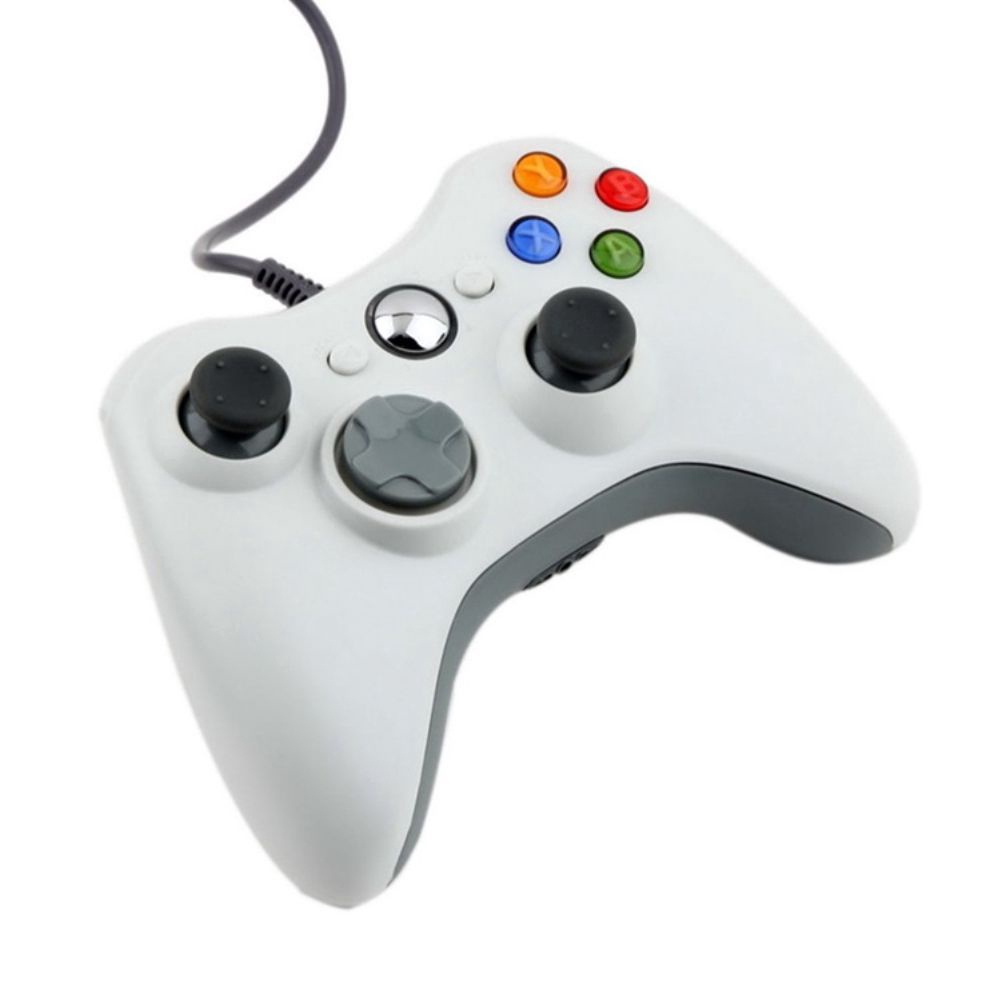 Tay cầm chơi game Microsoft Xbox 360 controller hỗ trợ mọi máy tính, có rung, nút nhạy, quẩy fo4, pes hết tầm - K1236