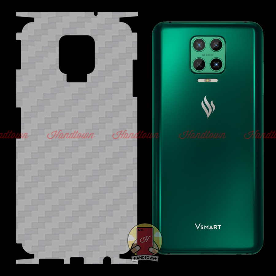 Miếng dán lưng cacbon Vsmart Aris / Aris Pro Full Viền