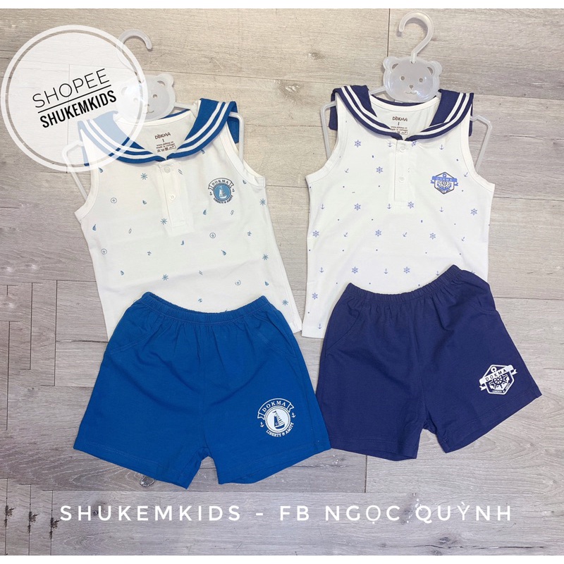 Dokma - Bộ quai dây mềm mát hoạ tiết xinh cho bé gái