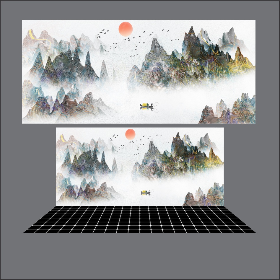 Decal dán hồ cá 3D nhiều kích thước