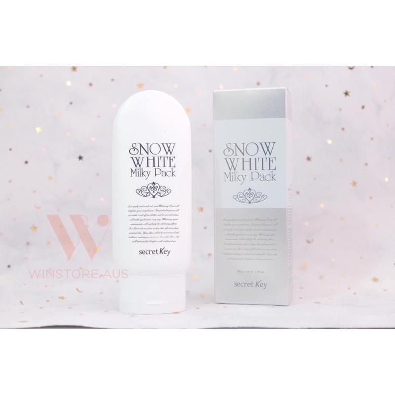Kem Ủ Trắng Secret Key Snow White Milky Pack (200ml)