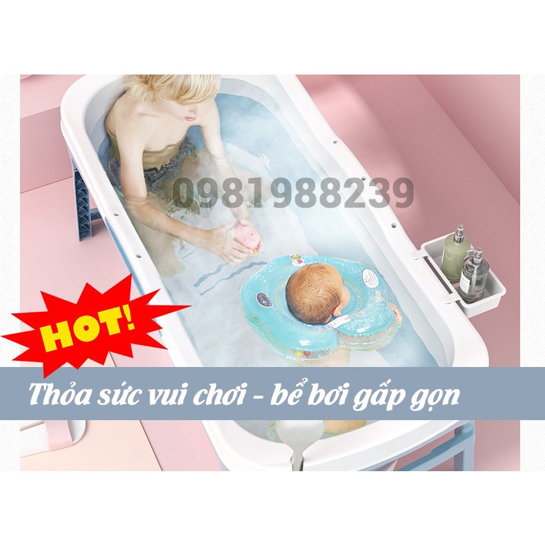 Bồn tắm gấp gọn thông minh cho mọi gia đình, người lớn và trẻ nhỏ đều sử dụng dễ dàng