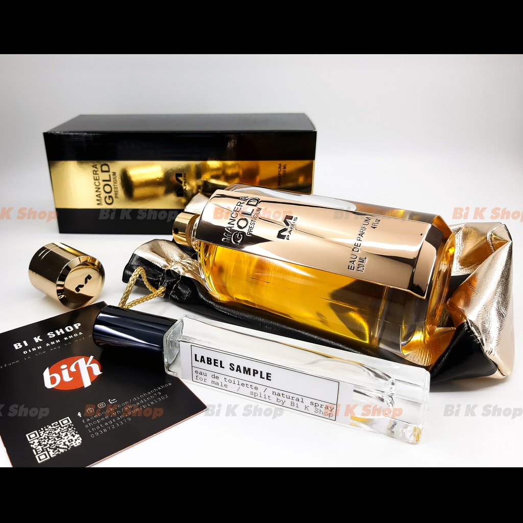 Bi K Shop - Nước hoa unisex Mancera Gold Prestigium [Mẫu thử] | BigBuy360 - bigbuy360.vn