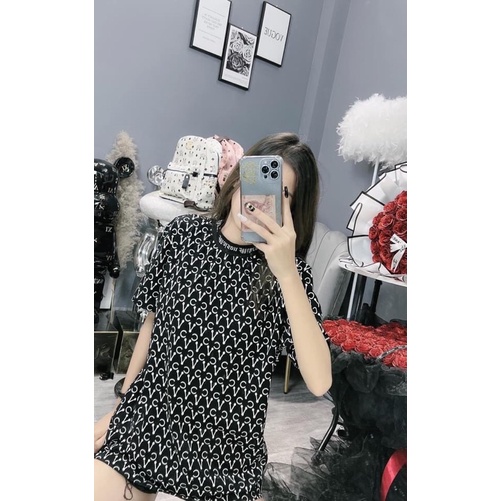 Áo Thun Tay Lỡ In Chữ V.C Phông Form Rộng Ulzzang Mẫu Mới 2022