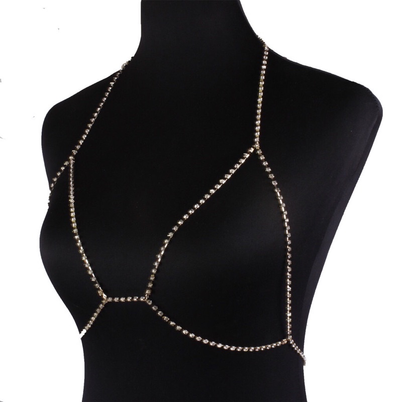 Dây đá (body chain) đeo ngực cực sexy