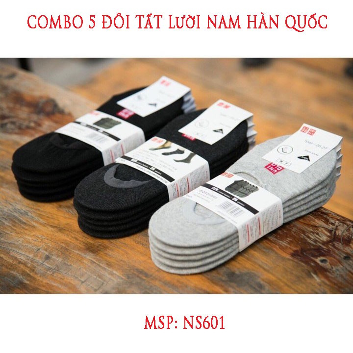 SIÊU RẺ Combo 10 Đôi Tất Nam Hàn Quốc Đẹp NS60011