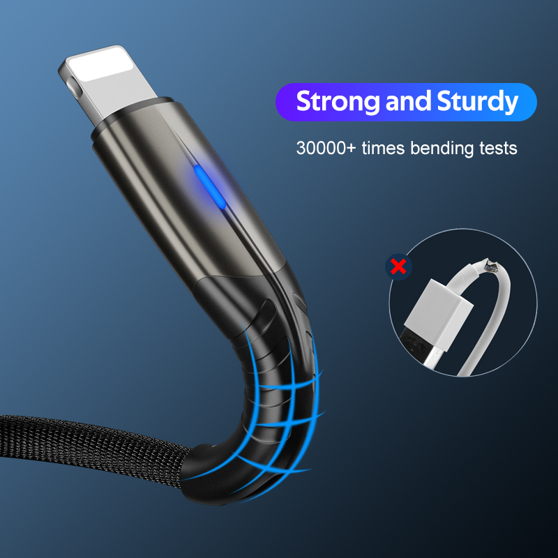 Dây Cáp Sạc Micro USB TBTIC 1m 2m 3m Cho iPhone 6 6s 7 8 Plus 11 12 Pro Max X Xs 5 5s Se