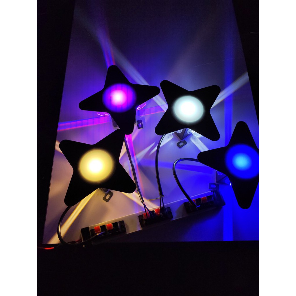 Đèn LED Hắt Tường Hình Ngôi Sao 5W Nhiều Màu - Hàng Cao Cấp - Đèn Trang Trí Ngoài Trời