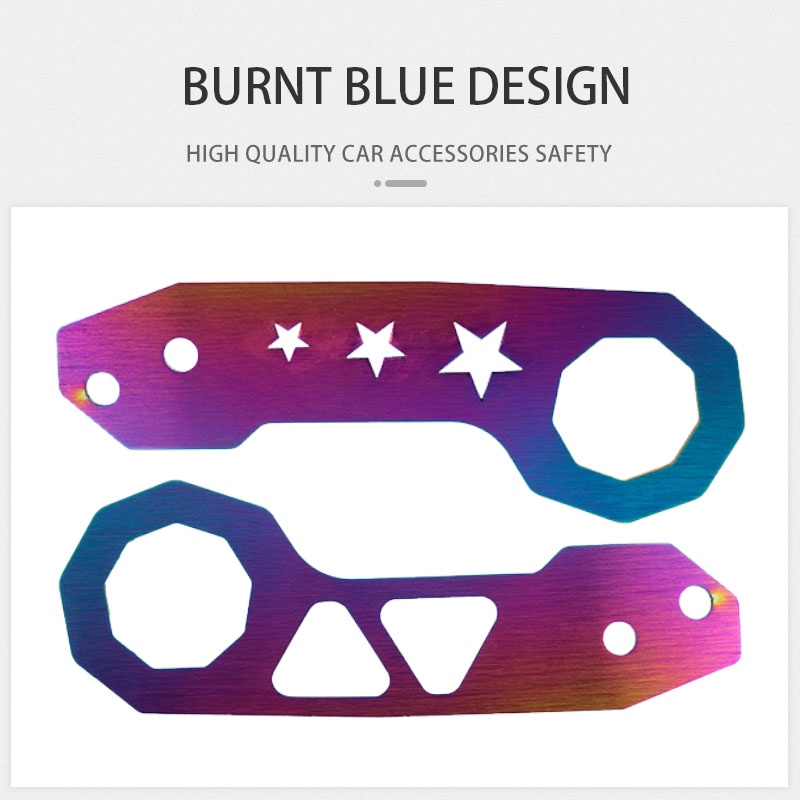 Móc Kéo Xe Hơi Nhiều Màu Mạ Chrome Màu Xanh Dương Chống Thấm Nước Thông Dụng Ô tô cản phía sau phía trước khăn trùm đầu chống thấm nước Bảo vệ chống thấm nước Bảo vệ xe đua Công cụ sửa chữa ô tô Trang trí phụ kiện ngoại thất