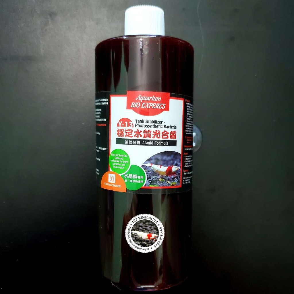 Vi sinh quang hợp PSB Yu CRS Center Y-13 Tank Stabilizer - Photosynthetic Bacteria chuyên dụng cho tép cảnh