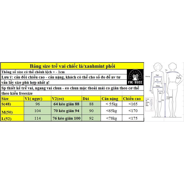 Set Sơ Mi Váy Đôi FIG TREE  Họa Tiết Chiếc Lá Xanh Chào Hè Mã 177A