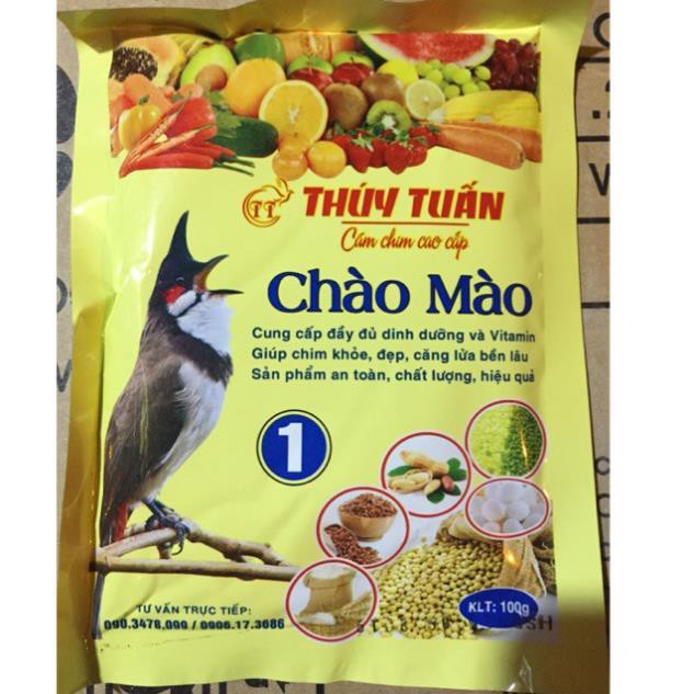 Hanpet.GV- Cám chim Thúy Tuấn là loại thức ăn chim dành cho chim cảnh dùng cho chim khuyên chào mào chích chòe họa mi