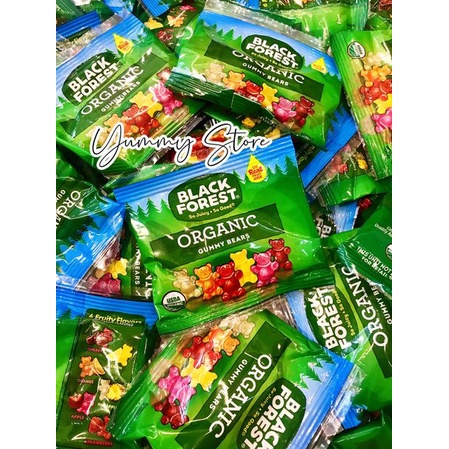 🍥 Kẹo dẻo gấu Organic Black Forest - USA