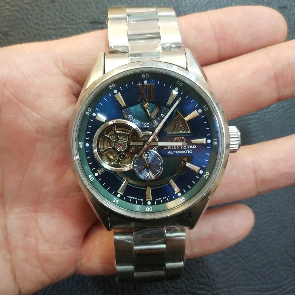 Dây Đồng Hồ Kim Loại Size 21mm Màu Bạc thép đúc, tai ôm chắc chắn cho Orient Joker, sun and moon gen 4