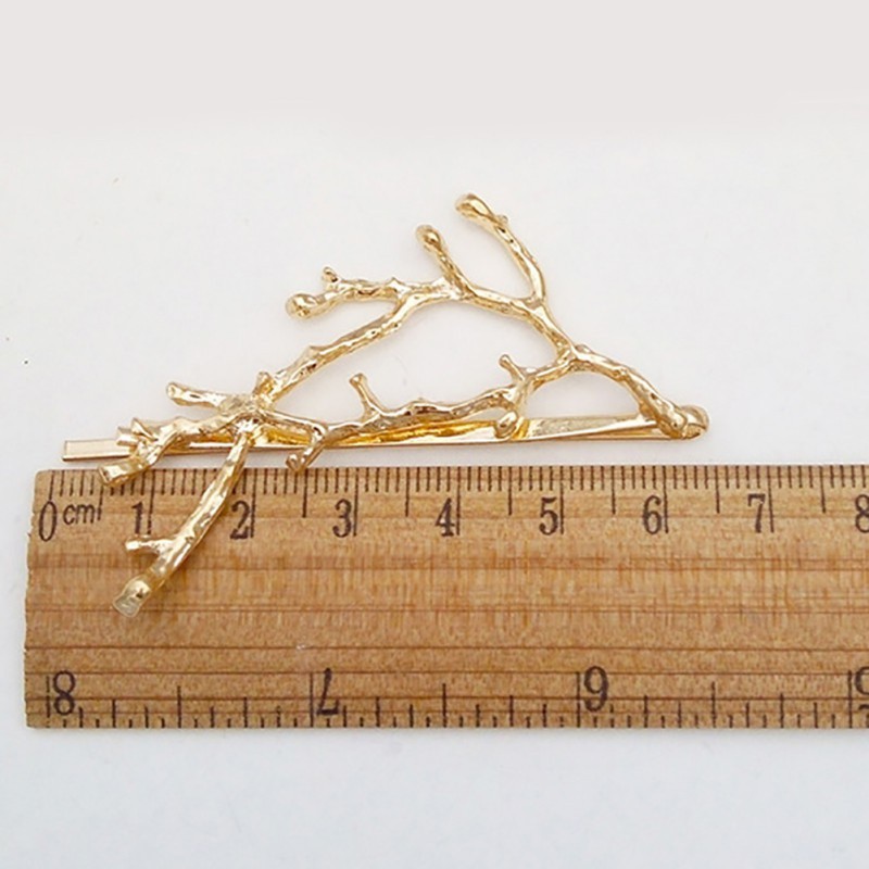 Kẹp tóc kim loại tạo hình sừng tuần lộc dễ thương cho nữ