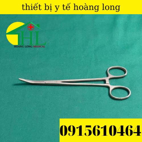 Panh Y Tế, Panh Gắp Phẫu Thuật, Pen Kẹp Y Tế, Panh Cong Không Mấu 16cm - Hàng Pakistan