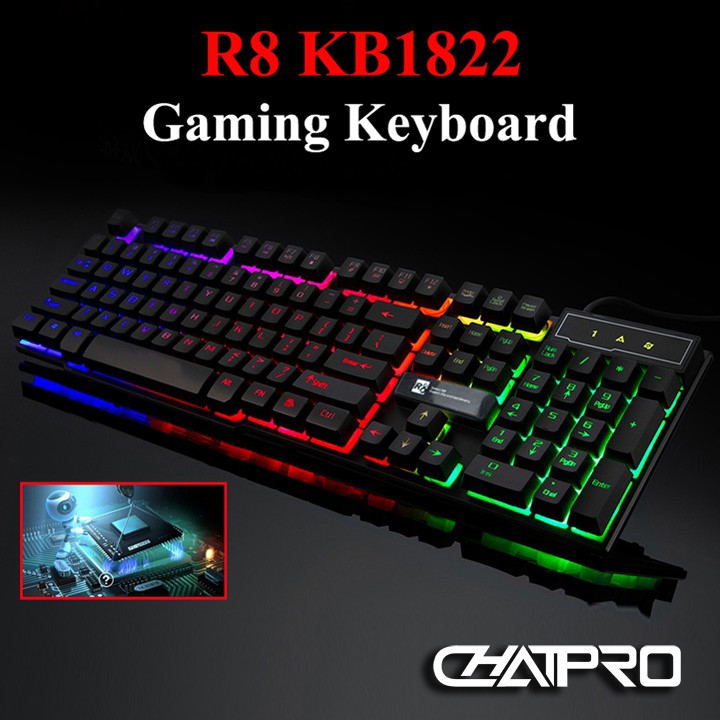 Bàn Phím Giả Cơ Chuyên Game R8 KB1822 | BigBuy360 - bigbuy360.vn