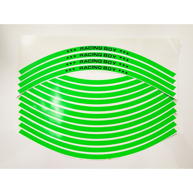 Tem dán vành Racing Boy Tem trang trí xe máy, ô tô, xe đạp điện, xe máy điện