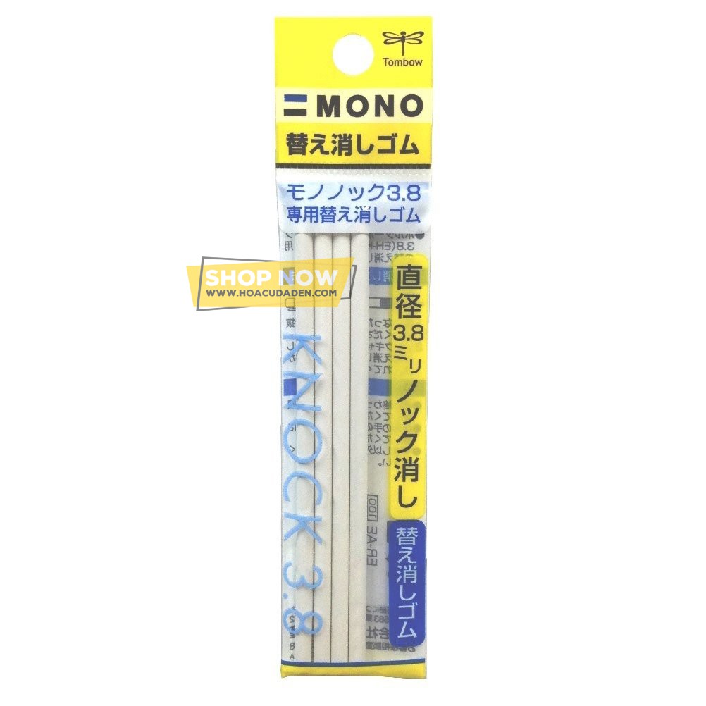 Bút Gôm Bấm Tombow Mono Nét 3.8mm