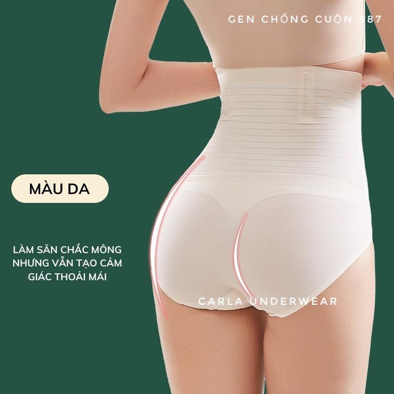 Quần Lót Su Cạp Cao CARLA Gen Chiết Eo Chống Cuộn Định Hình Bụng 887