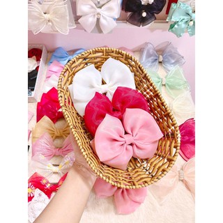 buộc tóc nơ voan công chúa