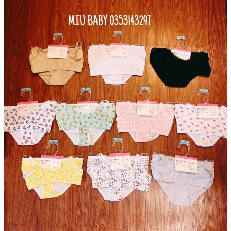 Set chip + bra full móc bé gái du xịn