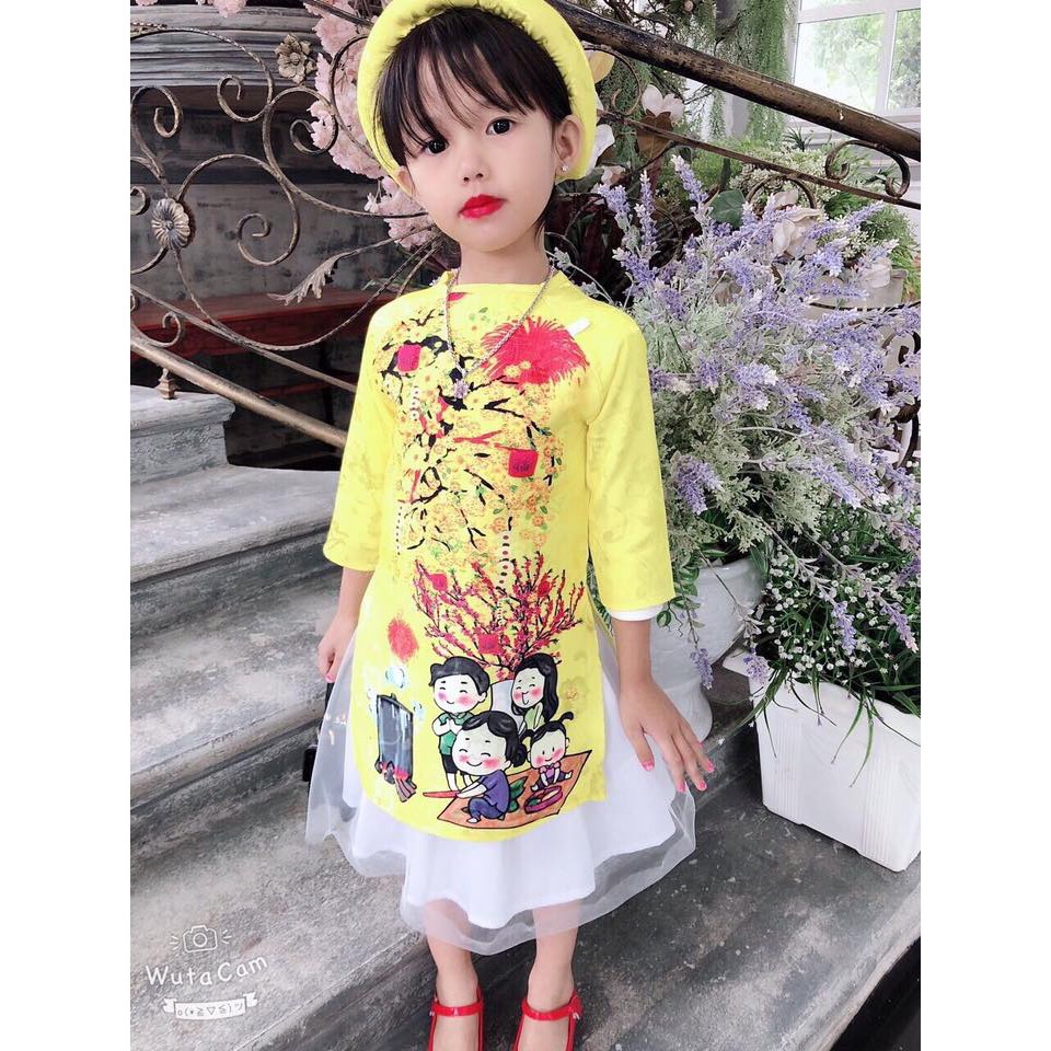 Áo dài Tết và khăn vấn