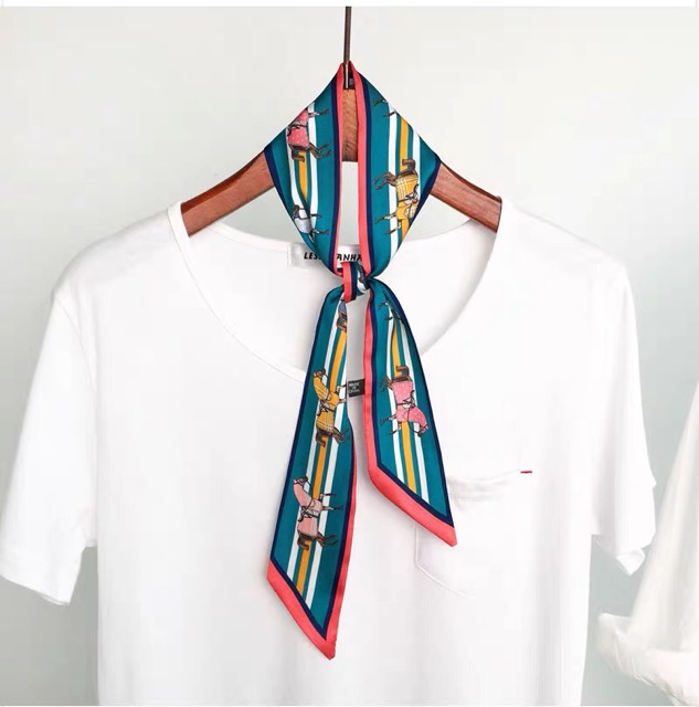 Khăn quấn túi xách in hoa văn nhiều mẫu - Maben