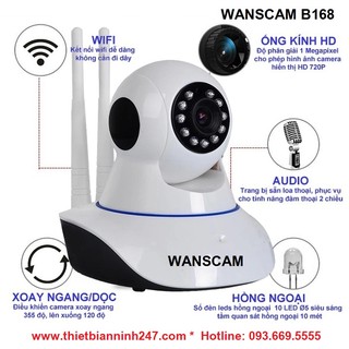 Camera IP hồng ngoại không dây Wanscam X7600-MJ36