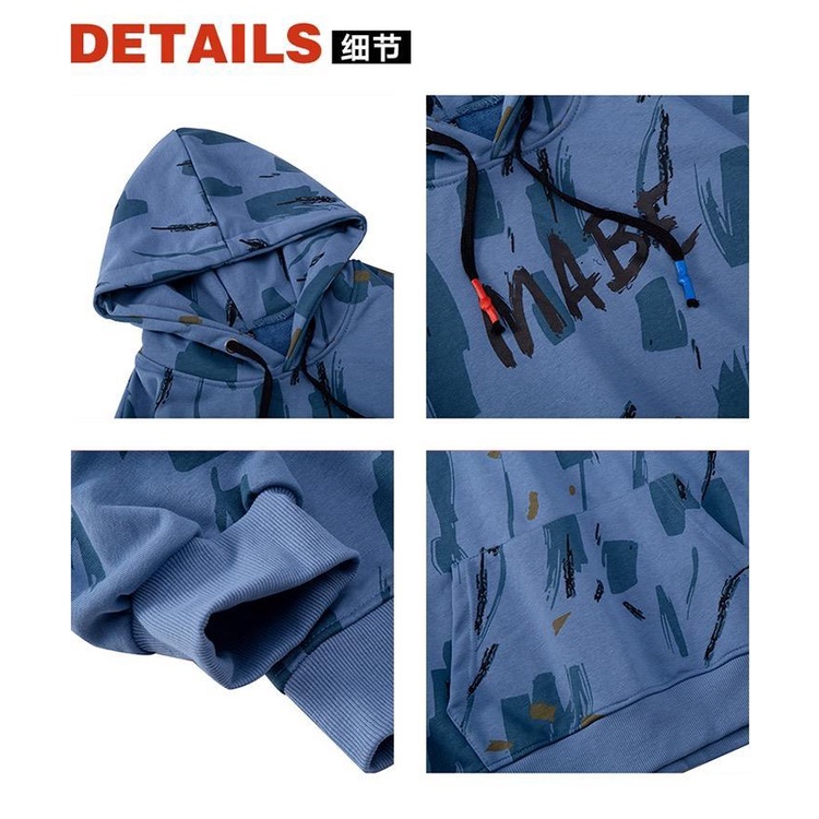 Áo Hoodie Dáng Rộng In Họa Tiết Thời Trang Mùa Thu Mới Cho Cặp Đôi