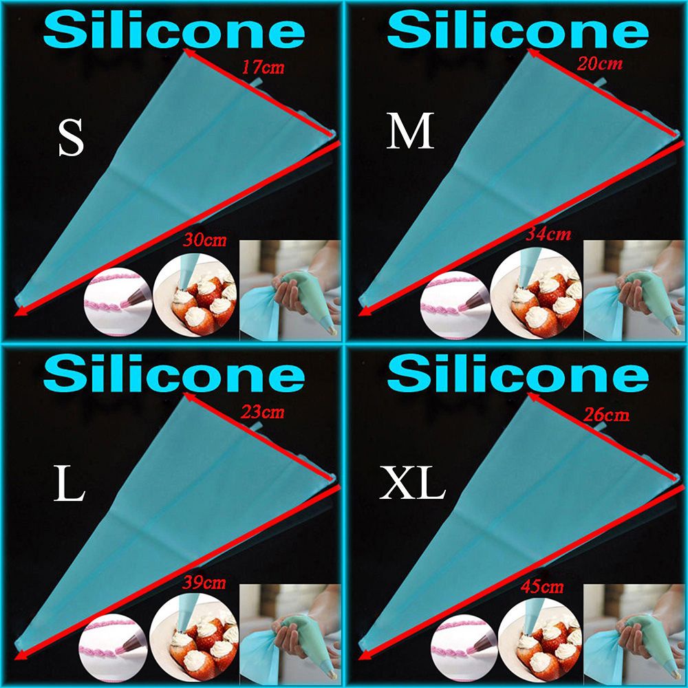 Túi Silicone Bắt Bông Kem Tái Sử Dụng Tiện Lợi