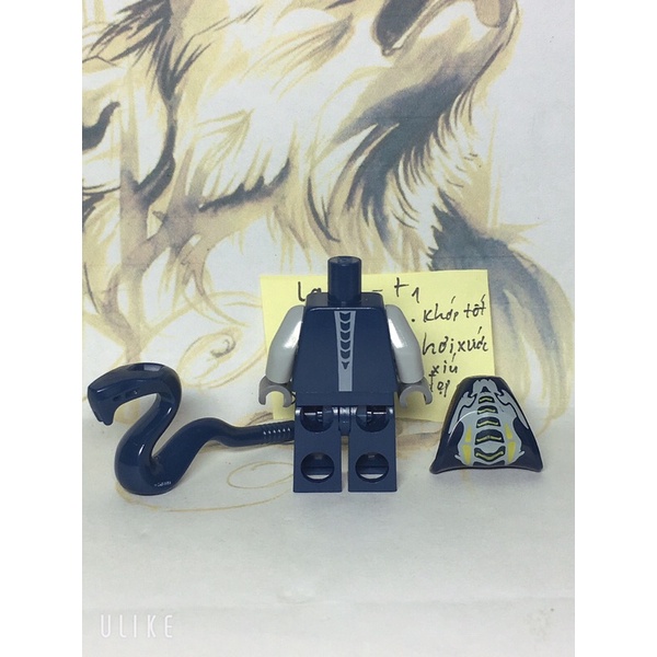 LEGO ninjago minifigure snake rắn lizaru mezmo