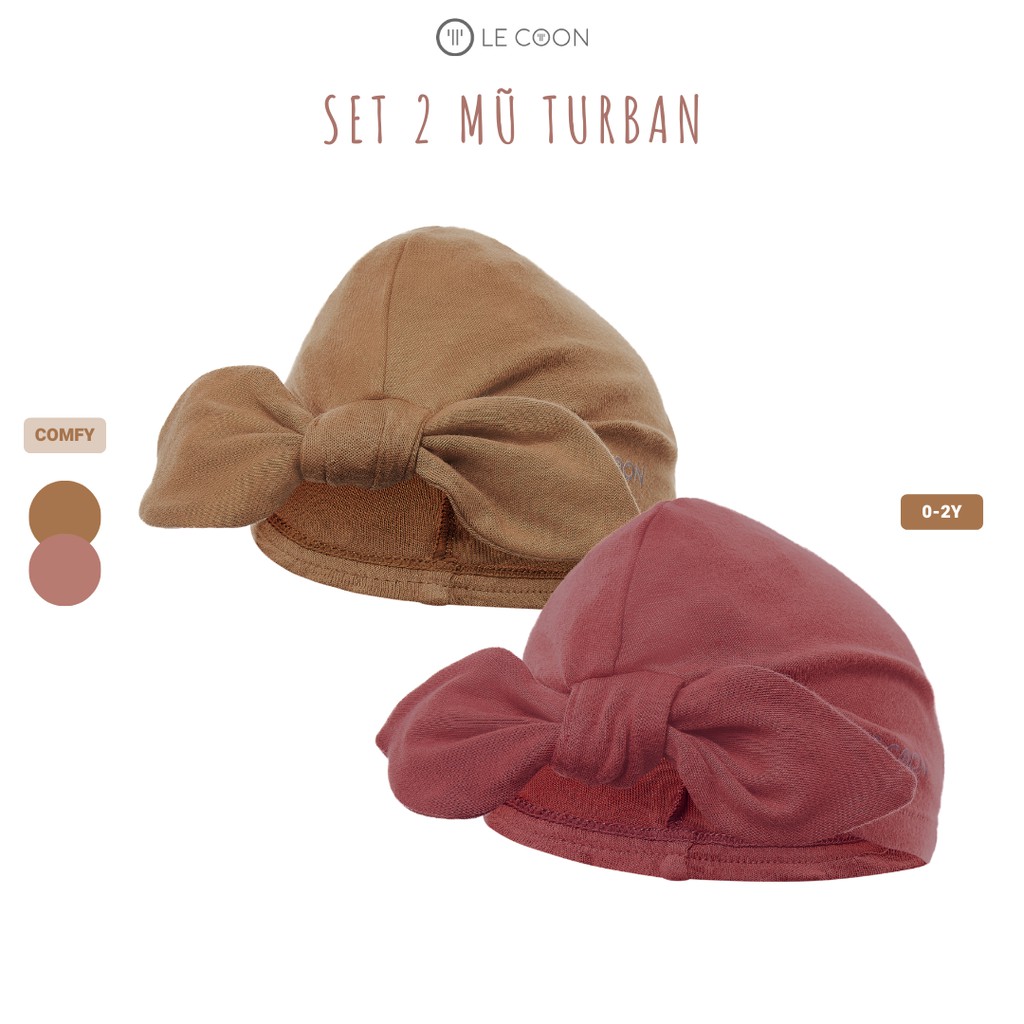 LE COON | Set 2 Mũ Turban | COMFY