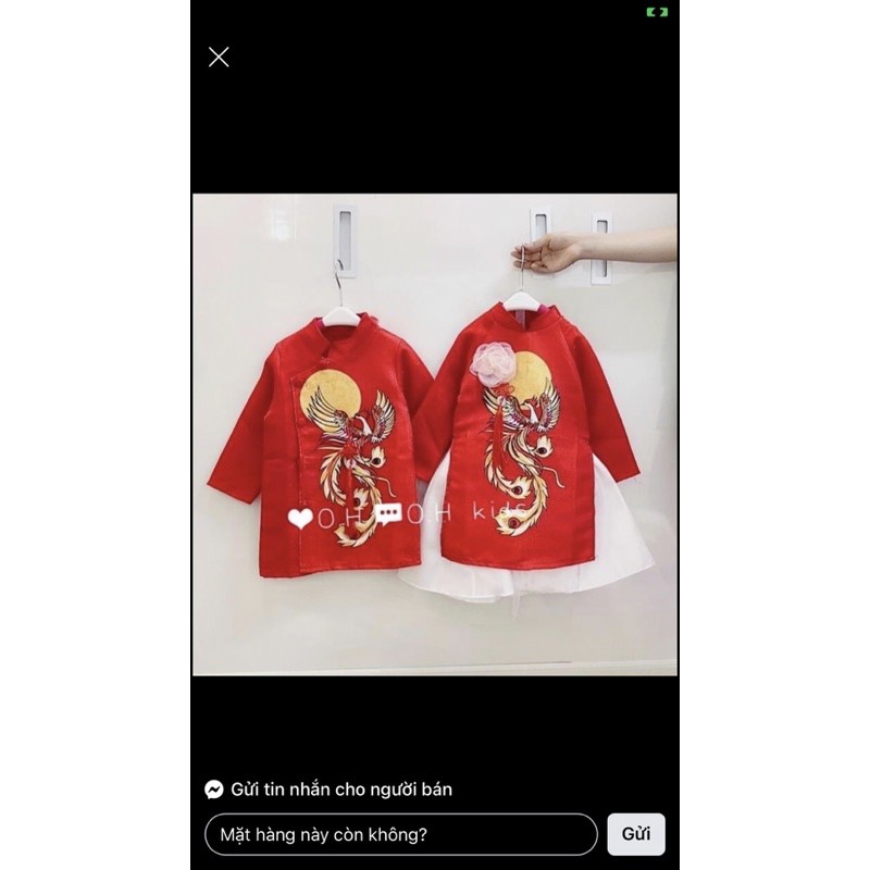 áo dài cách tân cho bé nam