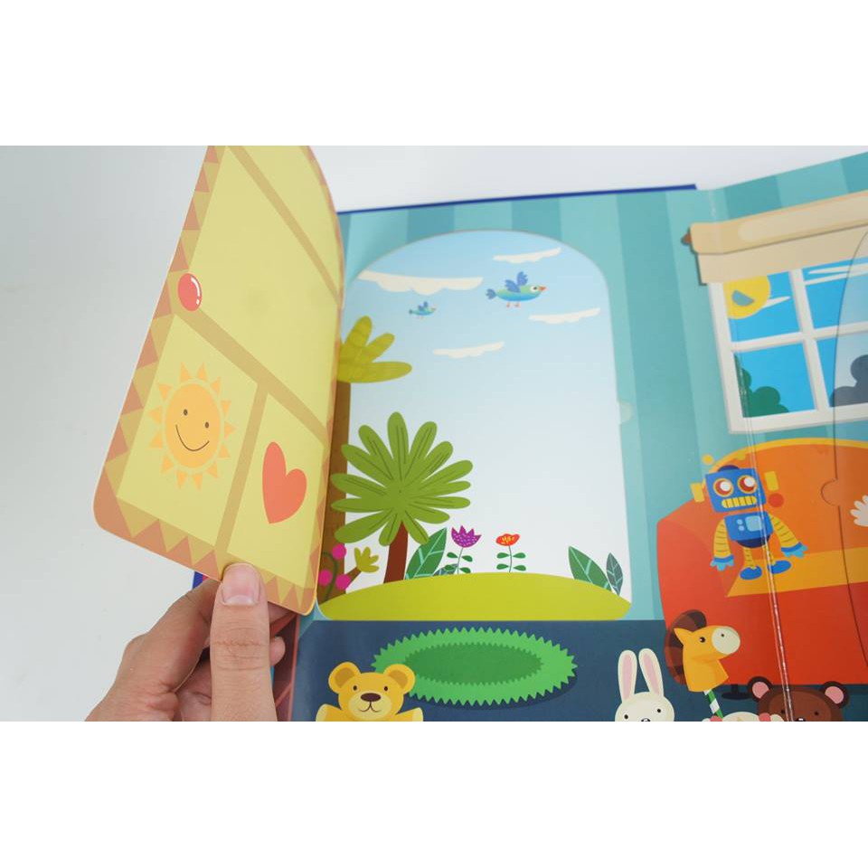 Sách - Lift the flap - First 100 Numbers - 100 số đếm đầu tiên