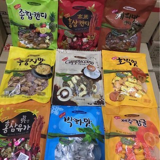 [Combo 5 gói] Kẹo Matgouel Hàn Quốc vị Cam, quế, cơm cháy, cafe, bạc hà, sâm, bò sữa, hoa quả 240gr/ gói