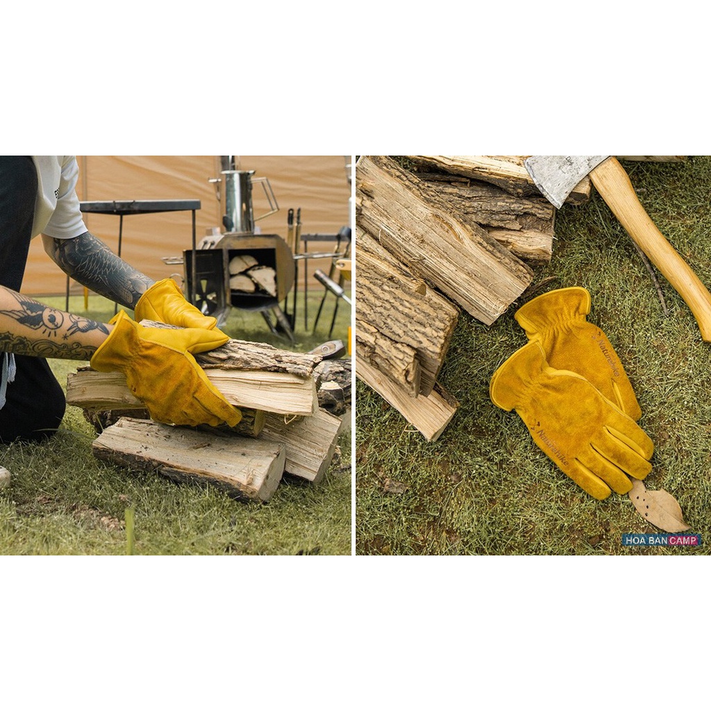 Găng Tay Dã Ngoại, Cắm Trại Da Bò NatureHike NH20FS041
